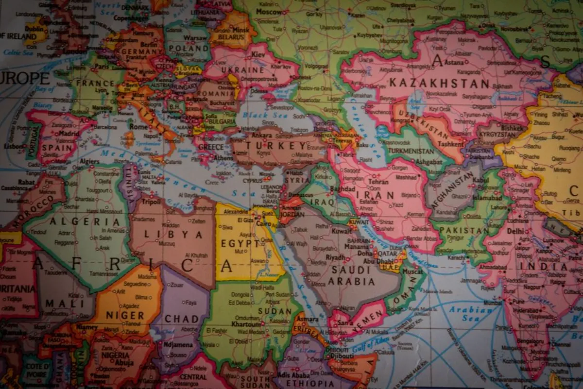 political map